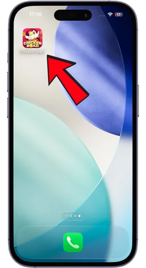 Launch Chicken Road gaming app from iOS shortcut