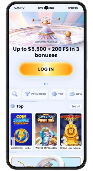 Visit casino website for Chicken Road game app download