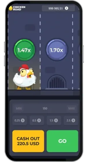 Aktywna runda Chicken Road