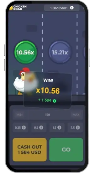 Chicken Road wygrana x10.56