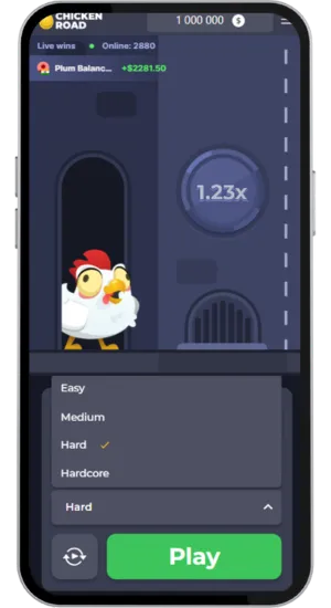 Välj svårighetsgrad och insats