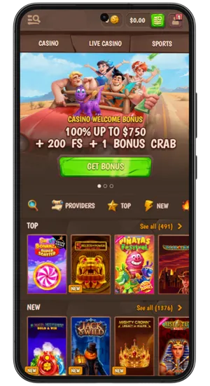 Visit casino website for Chicken Road game app download