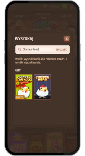 Znajdź Chicken Road