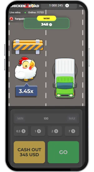 Interfaz de retiro de Chicken Road 2 con opciones de pago a banco y monedero